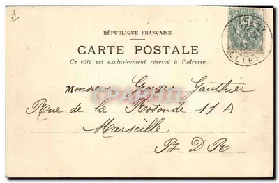 Baignade Enfantine — Scène du Centre — M.T. 529 — Verso