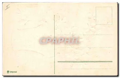 Violetas em um vaso — CUEILLIES PAR L'AMITIÉ — editor não visível — Verso