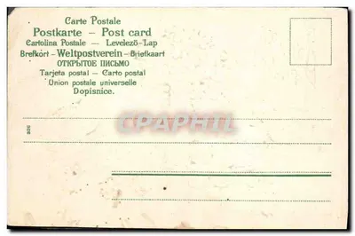 Páscoa — Filhotes e violetas — União Postal Universal — Verso