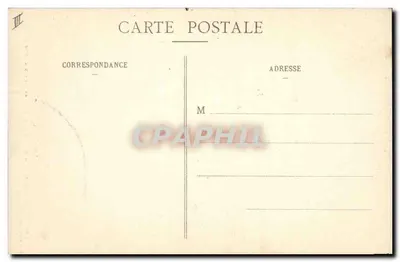 Dom Pérignon ontdekt de schuim — fragment van een schilderij van Armand Guery — J. Brunquart, lib. Jahn — Achterkant