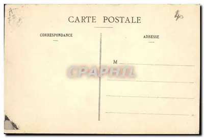 Bilhete postal antigo Fantasia Ilustrador Xavier Sager No Quartier Latin Estudante Felles — Verso