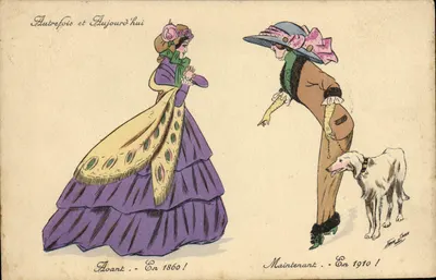 Comparação de Modas — Outrora e Hoje — Editor: Émile Fauvet, n° 137