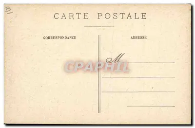 Paris. Cour do Carrousel — vista pintada por Georges Stein — Paris, Touring — Verso