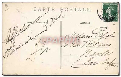 Paris — O Ponte Alexandre III — Editor Lefebvre, n° 174 — Verso