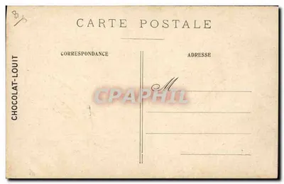 Paris — O Arco do Triunfo da Estrela — Chocolat-Louit — Verso
