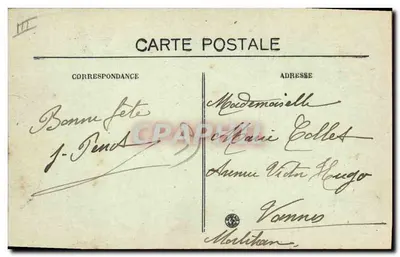 Rochers y Faro de Ville-ès-Martin — St-Nazaire — editor J.-B. Jouhier, n° 1021 — Reverso