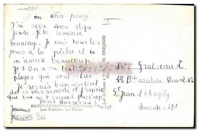 Farol de Saint-Georges-de-Diddonne — editor Tito, número de série não visível — Verso