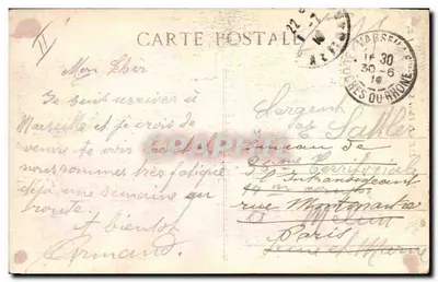 MARSILLA - El Faro de Santa María — L.R. — Reverso