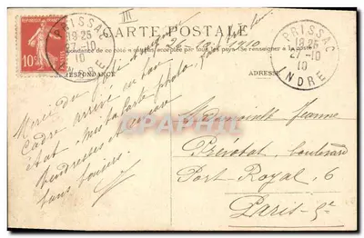 Cenas do BERRY — L'« Embarras du choix » — Coleção G. & J. Châteauneuf, n° 041 — Verso