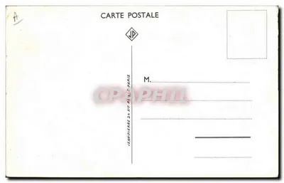 Provincje Środkowe — karta ilustrowana — Jean Piere, 24 rue de Lille, Paryż — Rewers