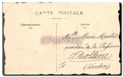 Cémoignage d'Amitié — carte ornée d'une branche de feuillage — éditeur non visible — Verso