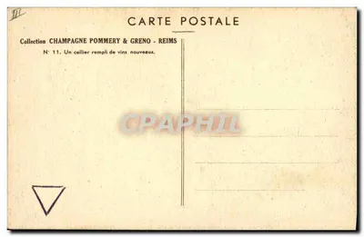 Cellier de Champagne Pommery & Greno - Reims — Coleção N°11 — Verso