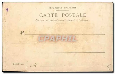 París, Conciergerie, Mercado de flores — pintura de Léonie Stainer — editor no visible — Reverso