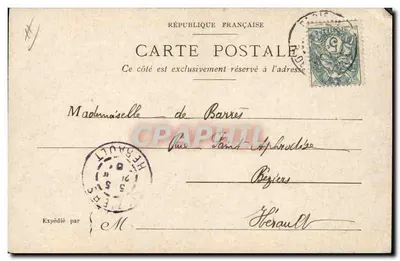 Paryż, Conciergerie. Ryniec kwiatowy — Georges A. Toin — Paryż — Rewers