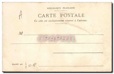 Paris — A Madeleine e o boulevard de la Madeleine — George Stein, Paris — Verso