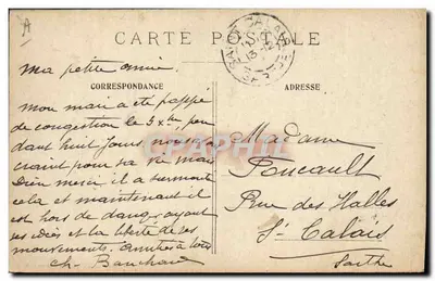 Paris — A Porta Saint-Denis — Editor G. (nº 33158) — Verso