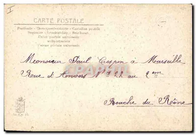Duas rosas vermelhas — editor Champetier, n° 25 — Verso