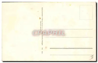 Ciclameno — flores rosas e púrpuras — Zuckenhofstetter & Martin, Stuttgart — Verso