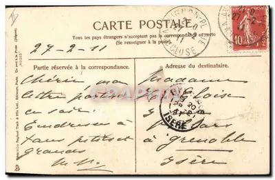 Rosas — detalhes florais — editor G. C. & Fils Ltd., Edições, Paris — Verso