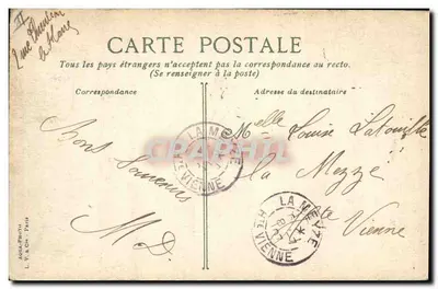 Le Havre - Nowa przystań — wydawca L. V. & Cie, n°28 — Rewers