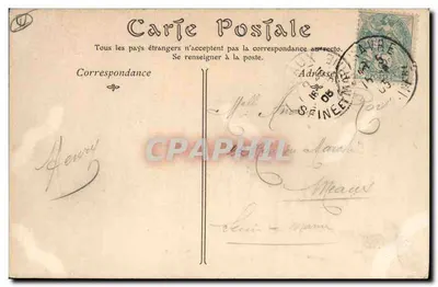 Le Havre — Widok na Jezioro w Dniu Burzy — ND Pbot — Rewers