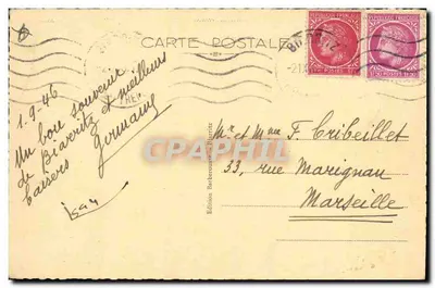 Biarritz — Pointe St-Martin i Molo — Wydawnictwo Barborousse, nr 106 — Rewers