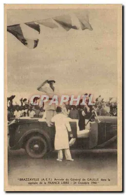 Brazzaville (A.E.F.) — Sự đến của Tướng De Gaulle tại thủ đô của Pháp Tự do — 24 Tháng 10 năm 1940