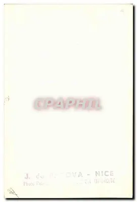Charles de Gaulle — retrato militar — J. de Papova - Nice — Verso