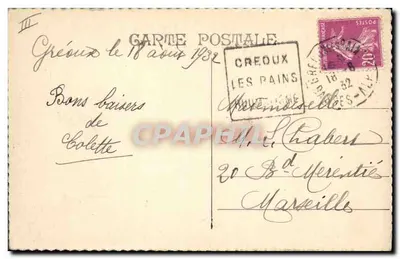 Gréoux-les-Bains — Ponte sobre o Verdon — Édit. Cité Bonne — Verso