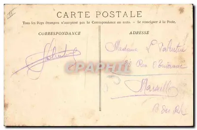 Gréoulx-les-Bains — Most w Manosque nad rzeką Durance — wydawca Porte Plon — Rewers