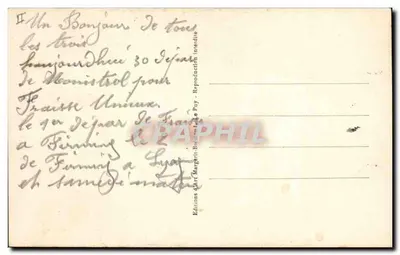 A Denteira com o pequeno Chapéu — n° 3549 — Margerit-Bruyère, Le Puy — Verso
