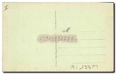 Deux Dentellières Auvergnates — 3556 — Édition Margerit d'Art, Le Puy — Verso