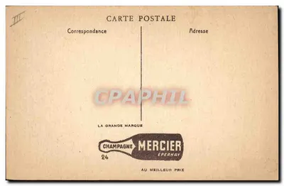 Champagne Mercier, Épernay — Flaschen spülen — Verlag Mercier, Nr. 24 — Rückseite