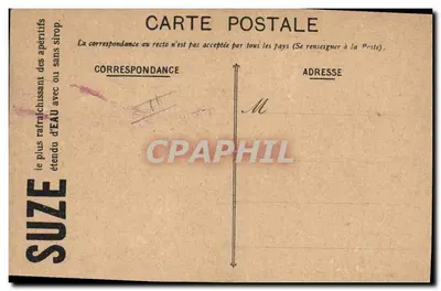 A Grande Semana de Reims — Publicidade para Suze Apéritif à Gentiane — La Lithographie d'Art, Paris — Verso