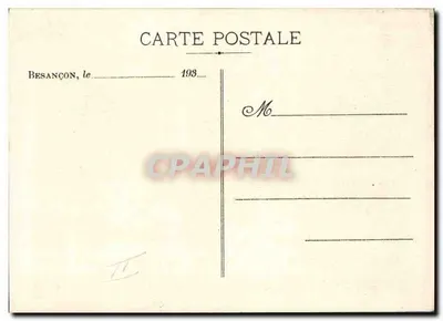 Biscuiterie Franc-Comtoise — Spécialités de bricelets et gaufrettes — Imp. Delcey, Dole — Verso