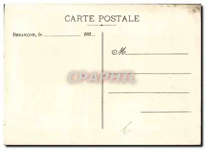 Biscuiteria Franc-Comtoise — specialità di bricelets e gaufrettes — F. Buhler-Panier, Besançon — Verso