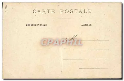 Paris. Le Font du Carrousel — vista pintada por Georges Gattin — Verso