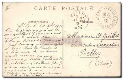 PARIS — O Arco do Triunfo da Estrela — Georges Stein — Verso