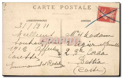 Paris — Notre-Dame vista da Ilha Saint-Louis — editor não identificado, n° de série 4 — Verso
