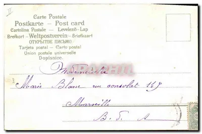 Arranjo de flores — Lembrança de amizade — Hortenay — Verso