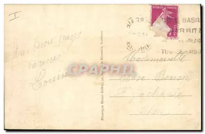 Biarritz - Praia Miramar e o Farol - M. D. - n°139 — Verso