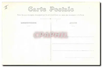Torre de Cordouan — Vista del siglo XVII, según una grabación de la época — Cliché Braun, depositado — Reverso