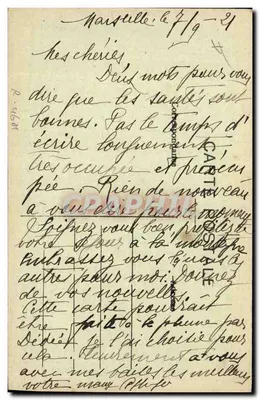 Marselha — Farol da Désirade — Edit. Rio — Verso