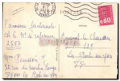 Wyspa Leuët i Molo — Carantec (Finistère) — n°34 — Rewers