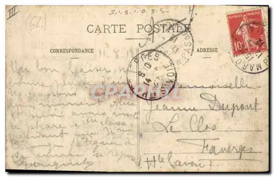 Gris-Nez (P.-de-C.) - O Farol - Os Guardas e os Sinais - Strävenard, edit. Boulogne-sur-Mer — Verso