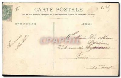 Le Légué-St-Brieuc — El Faro — Edición Barbouil, St-Brieuc, n°104 — Reverso