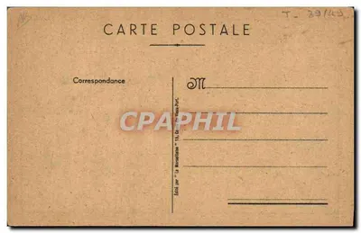 Retrato de um homem com casaco de soldado — editor 'La Marcellihane' — n° T. 29/43 — Verso