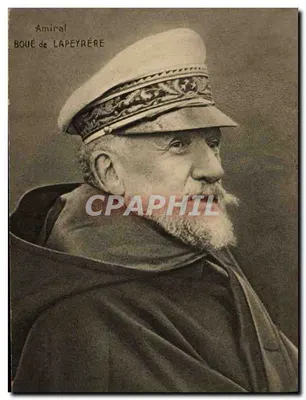 Amiral Boué de Lapeyrère — retrato em uniforme — editor não visível