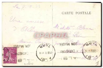 Albi — Katedra św. Cecylii — Organy — Rewers