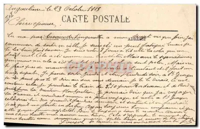Angoulême — Wnętrze katedry — LL. N° 114 — Rewers